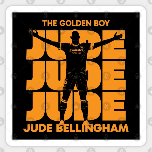 The Golden Boy, Jude Bellingham Sticker by kindacoolbutnotreally